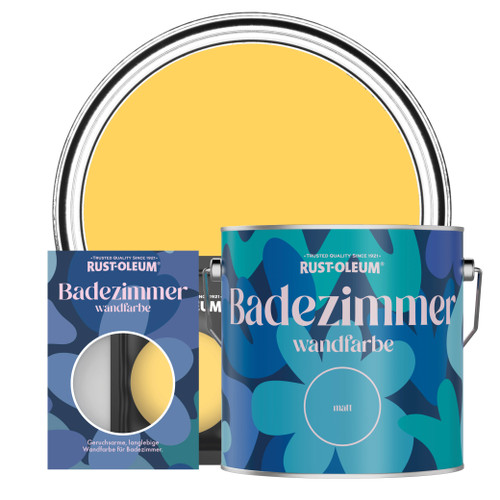 Badezimmer Wand- und Deckenfarbe - Zitronengelee