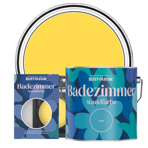 Badezimmer Wand- und Deckenfarbe - Zitronensorbet