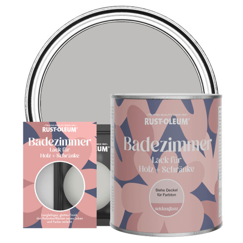 Badezimmerlack für Holz und Schränke, Seidenglanz - Kiesel