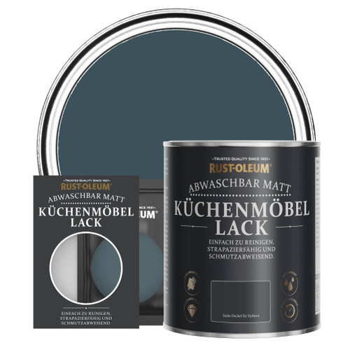 Küchenmöbellack, Matt - Abendblau