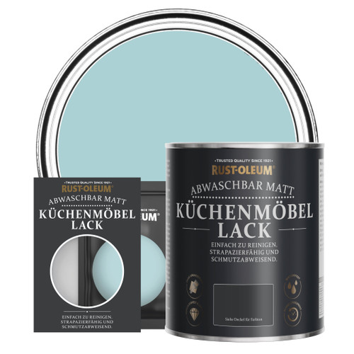 Küchenmöbellack, Matt - Inselblau