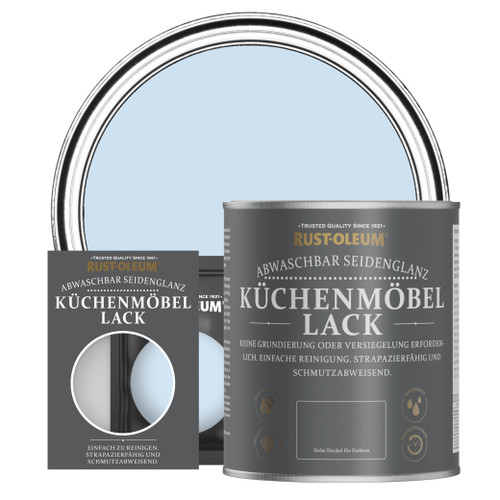 Küchenmöbellack, Seidenglanz - Taubenblau