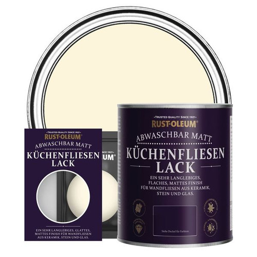 Küchenfliesenlack, Matt - Gebrochenes Weiß