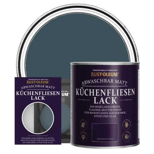 Küchenfliesenlack, Matt - Abendblau