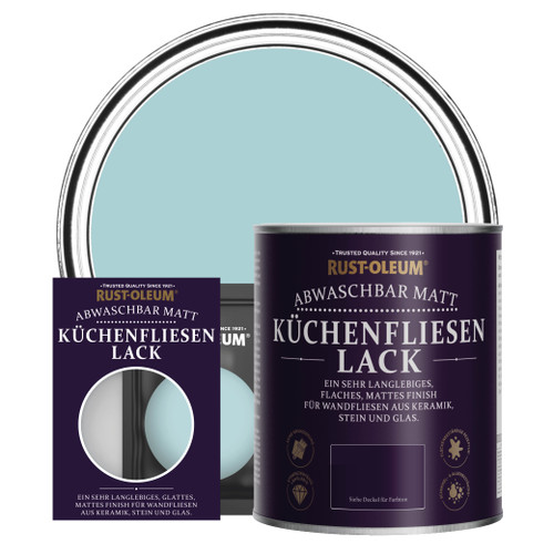 Küchenfliesenlack, Matt - Inselblau