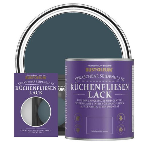 Küchenfliesenlack, Seidenglanz - Abendblau
