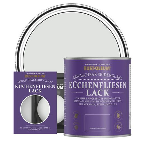 Küchenfliesenlack, Seidenglanz - Bibliothek Grau