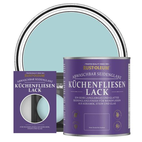 Küchenfliesenlack, Seidenglanz - Inselblau