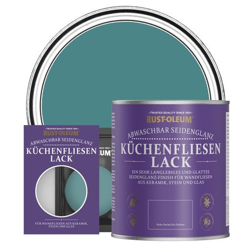 Küchenfliesenlack, Seidenglanz - Pfauenfeder