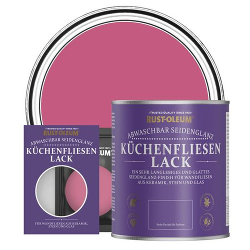 Küchenfliesenlack, Seidenglanz - Himbeere