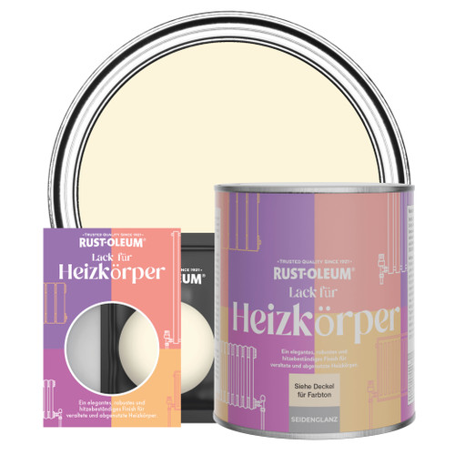 Heizkörperlack, Seidenglanz - Gebrochenes Weiß