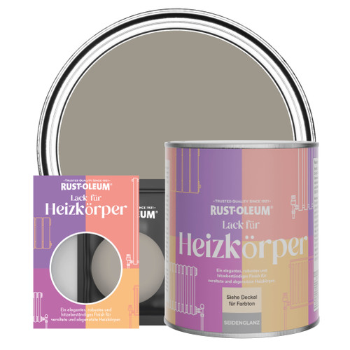 Heizkörperlack, Seidenglanz - Trüffel