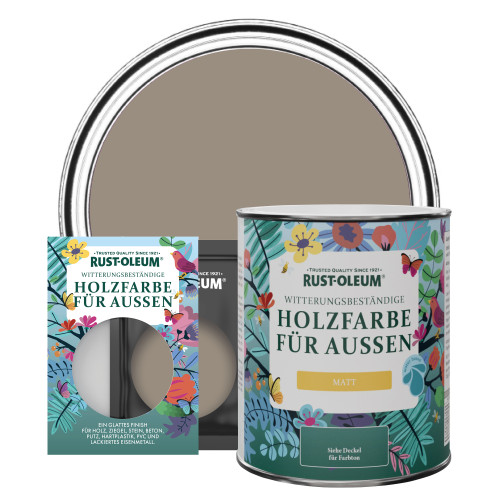 Holzfarbe Für Aussen, Matt - Kakao