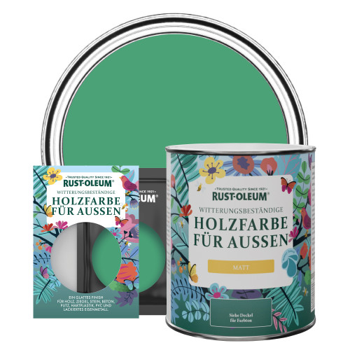Holzfarbe Für Aussen, Matt - Smaragd
