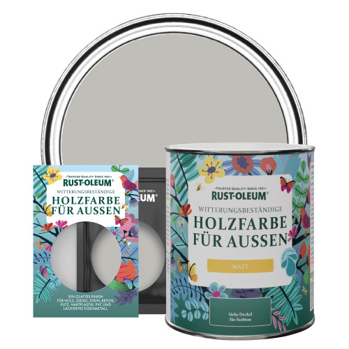 Holzfarbe Für Aussen, Matt - Kiesel