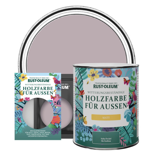 Holzfarbe Für Aussen, Matt - Flieder Wein