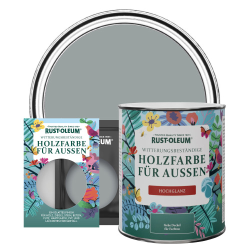 Holzfarbe Für Aussen, Hochglanz - Anthrazit Medium