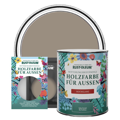 Holzfarbe Für Aussen, Hochglanz - Kakao