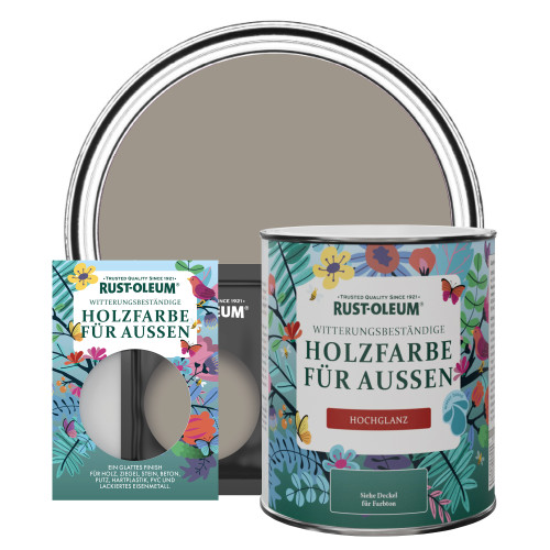 Holzfarbe Für Aussen, Hochglanz - Trüffel