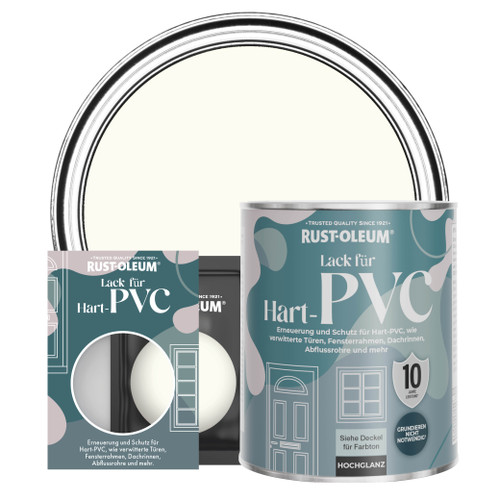 PVC-Lack, Hochglanz - Antik Weiß
