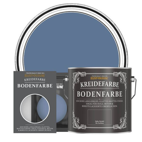 Kreidefarbe Bodenfarbe - Blauer Fluss