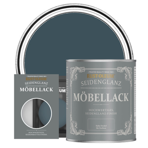 Möbellack, Seidenglanz - Abendblau
