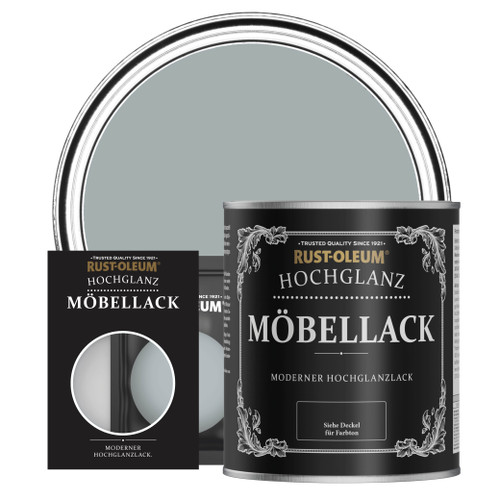 Möbellack, Hochglanz - Mineralgrau