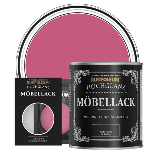 Möbellack, Hochglanz - Himbeere