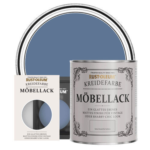 Möbellack, Kreidefarbe - Blauer Fluss