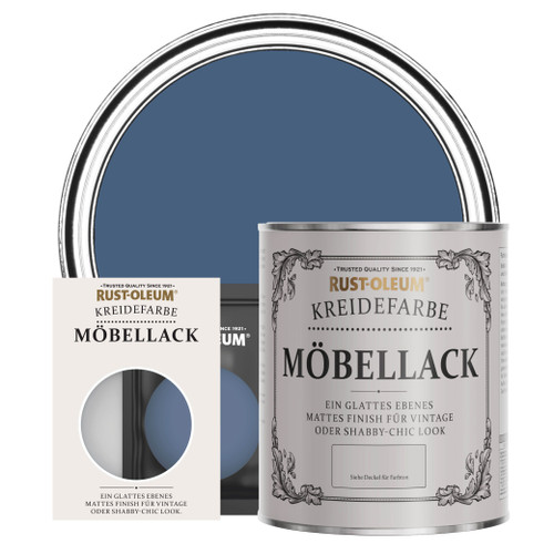 Möbellack, Kreidefarbe - Tinte Blau
