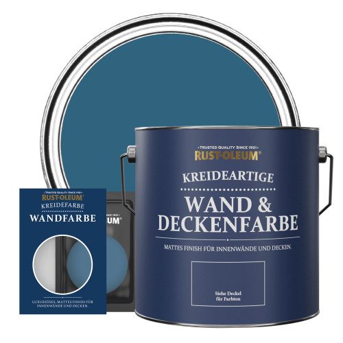 Kreidefarbe Wandfarbe - Kobalt