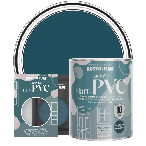 PVC-Lack, Seidenglanz - Uniformblau