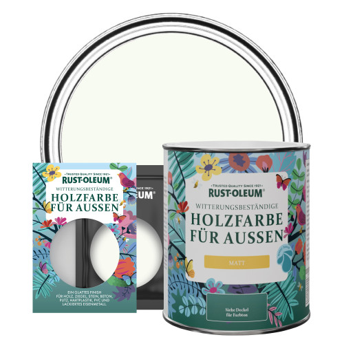 Holzfarbe Für Aussen, Matt - Ruhiges Weiß