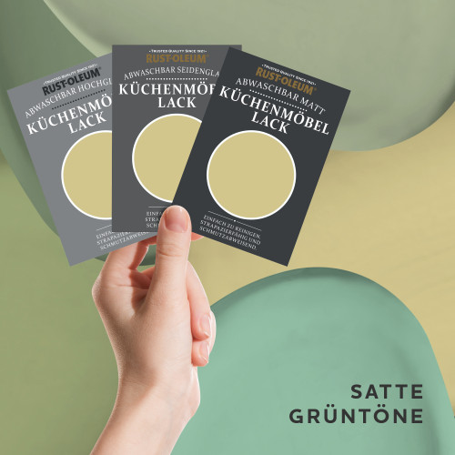 Küchenschränke Testerbox  -  Satte Grüntöne