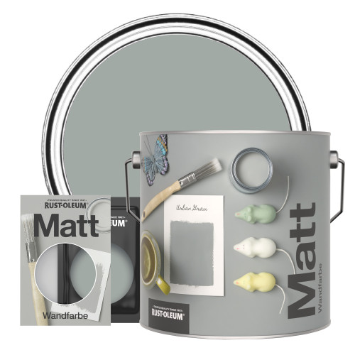 Abwaschbare matte Wandfarbe - Urban Grau