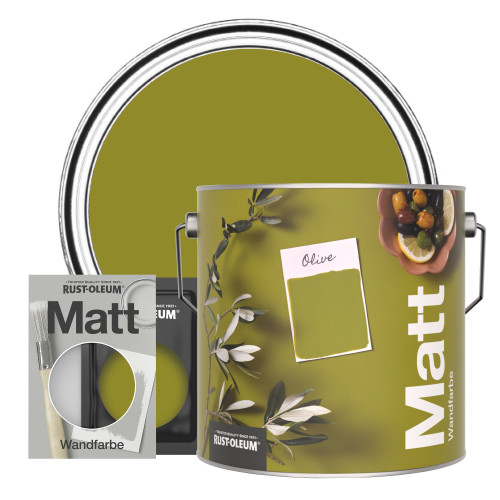Abwaschbare matte Wandfarbe - Olive