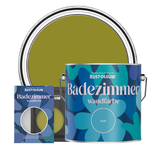 Badezimmer Wand- und Deckenfarbe - Olive
