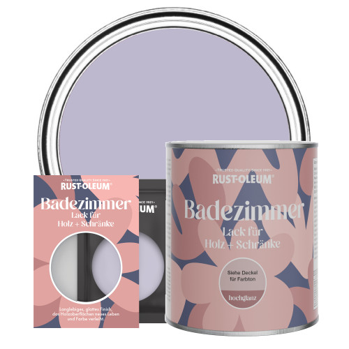 Badezimmerlack für Holz und Schränke, Hochglanz  - Blauregen