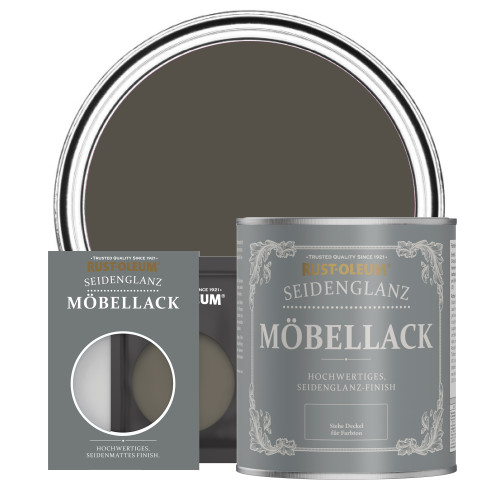 Möbellack, Seidenglanz - Erdbraun
