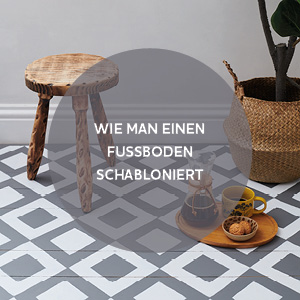 WIE MAN EINEN BODEN SCHABLONIERT