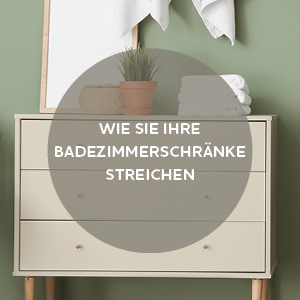 WIE SIE IHRE BADEZIMMERSCHRÄNKE STREICHEN
