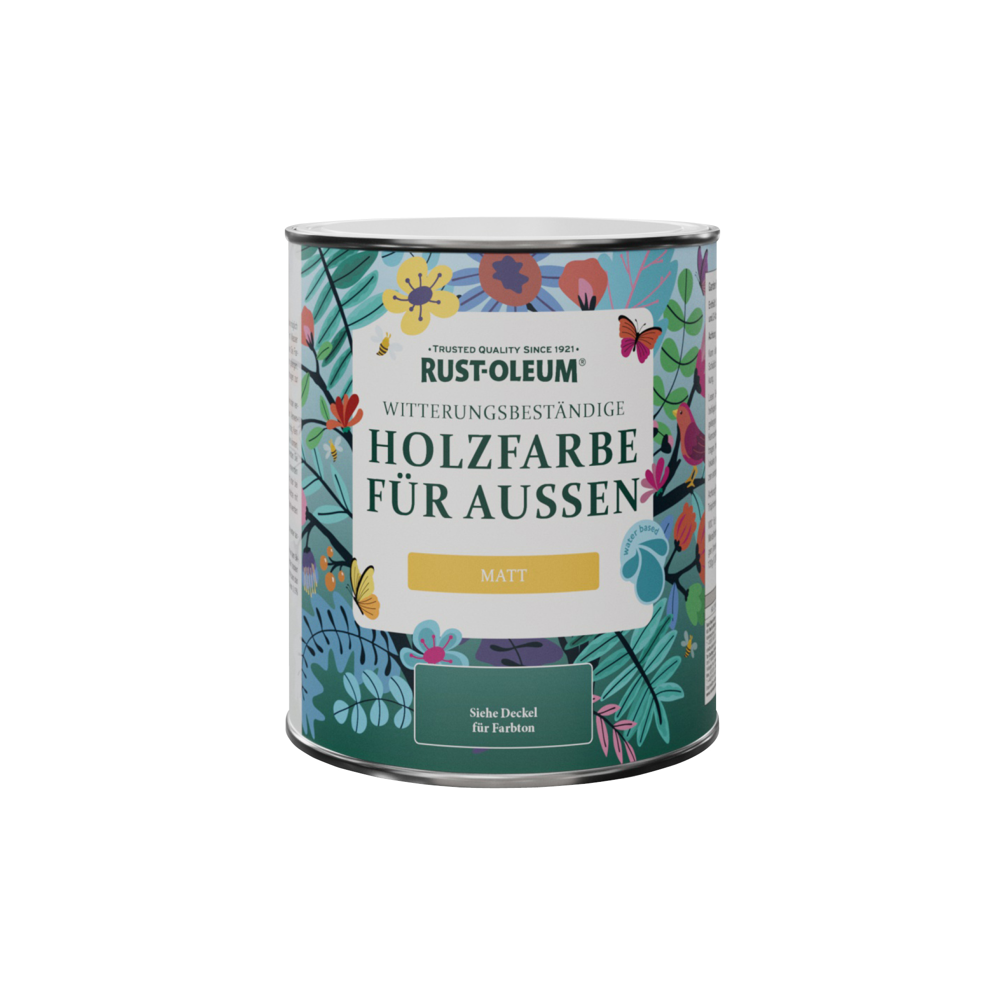 Holzfarbe Für Aussen, Matt - Bordeaux 750ml