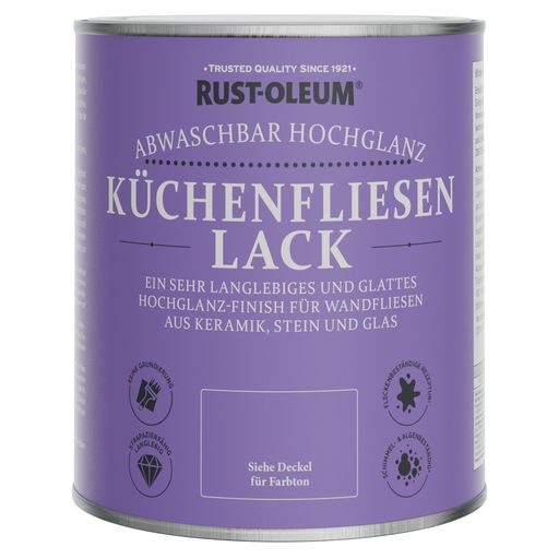 Küchenfliesenlack, Hochglanz - Bordeaux 750ml