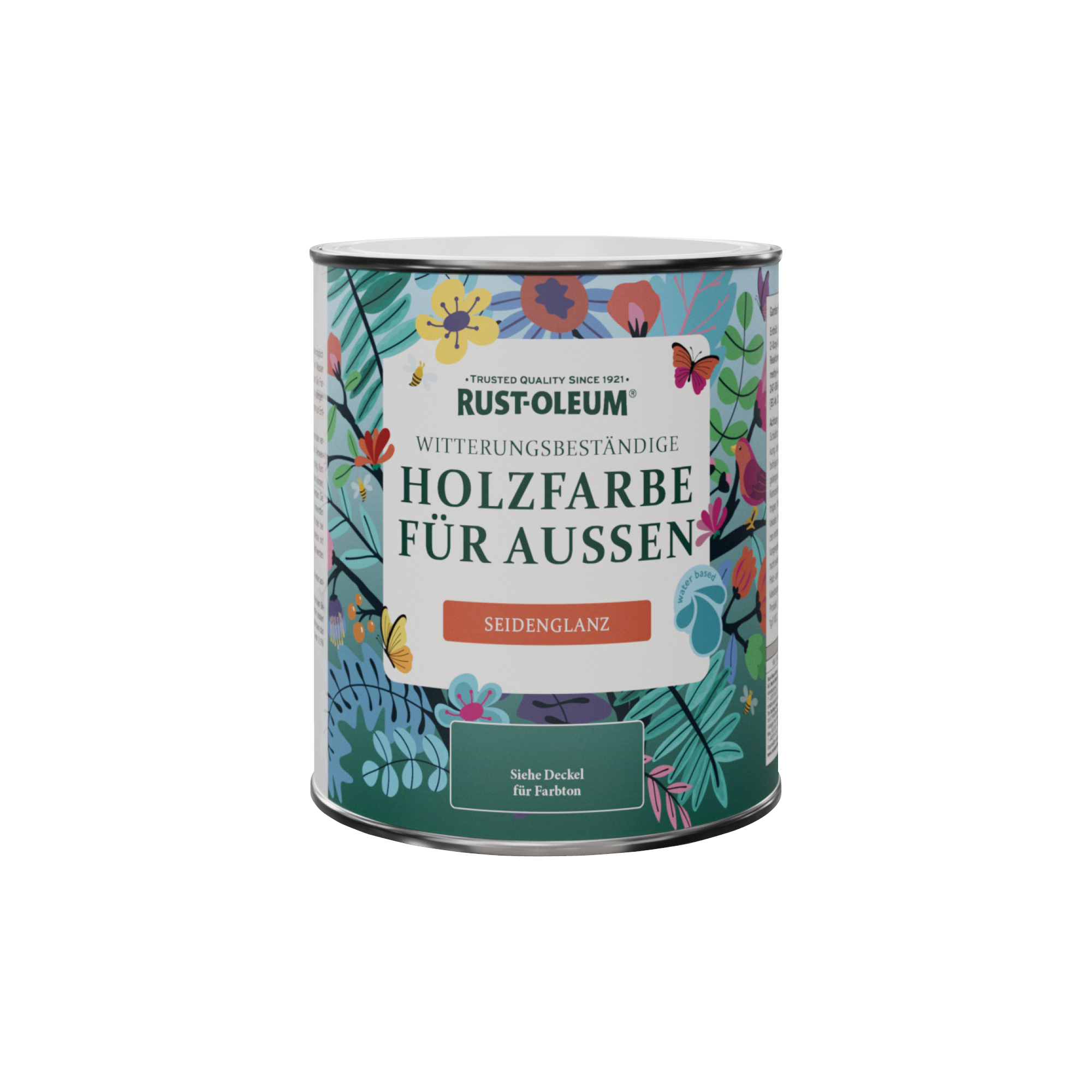 Holzfarbe Für Aussen, Seidenglanz - Bordeaux 750ml