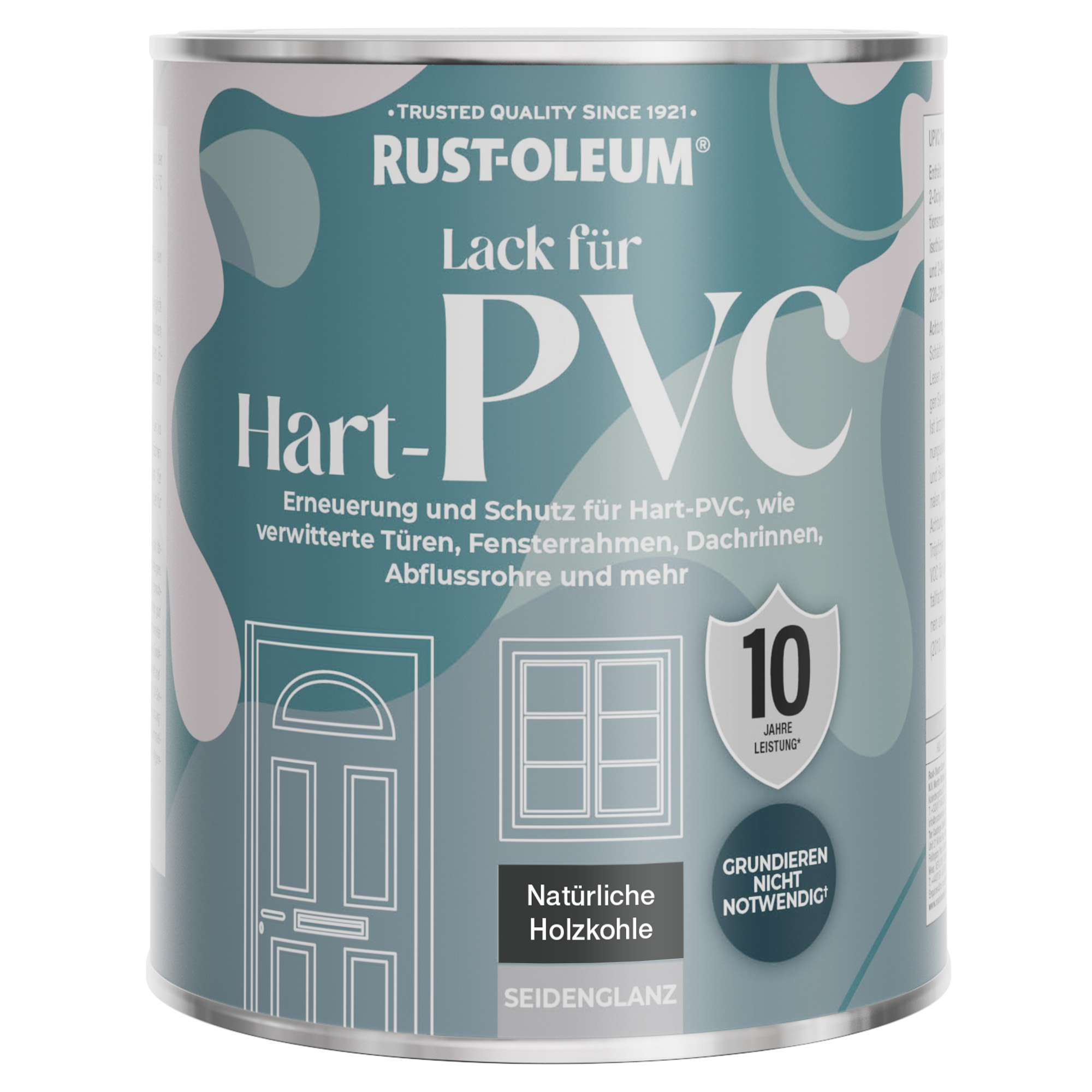 PVC-Lack, Seidenglanz - Natürliche Holzkohle 750 ml