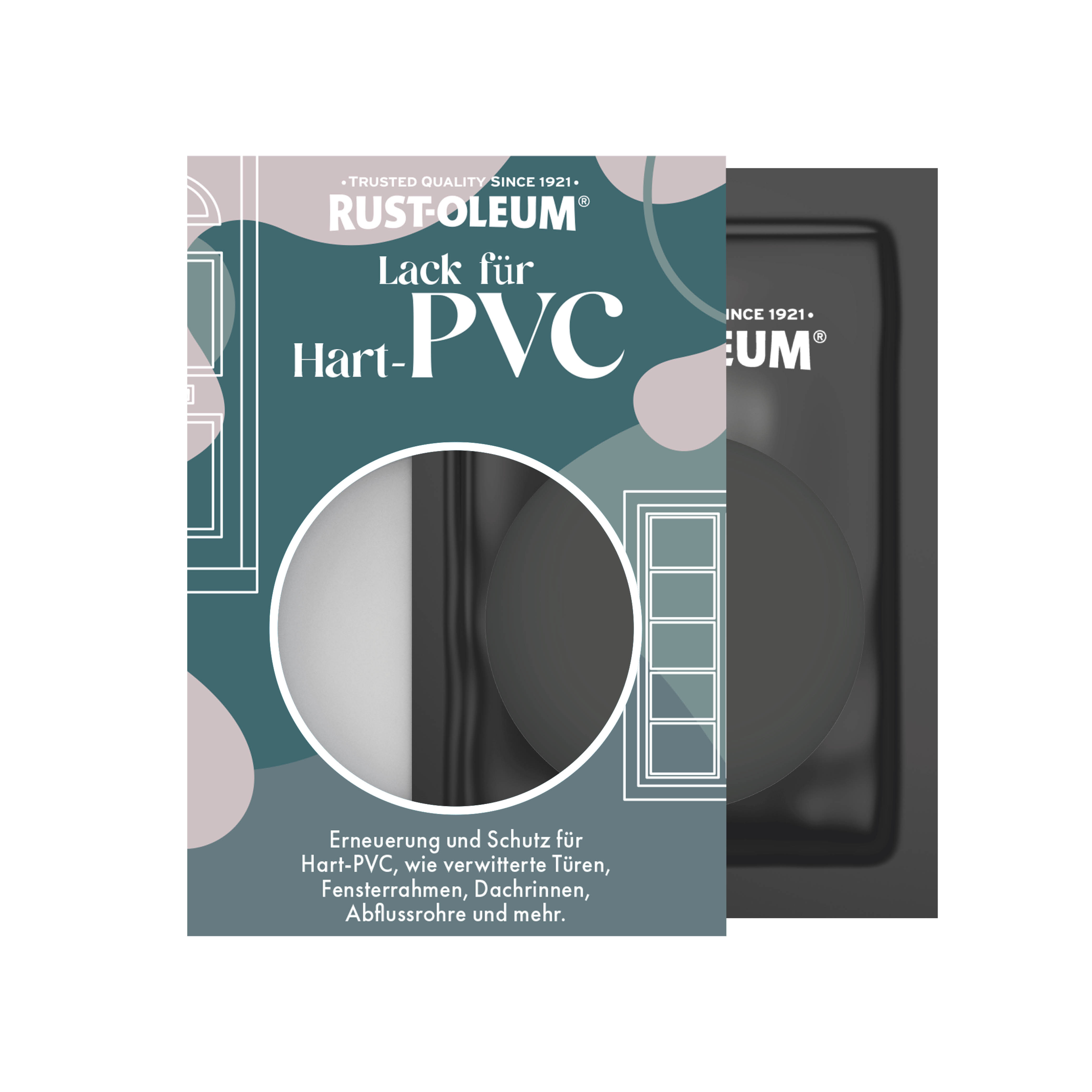 PVC-Lack, Seidenglanz - Natürliche Holzkohle 10ml
