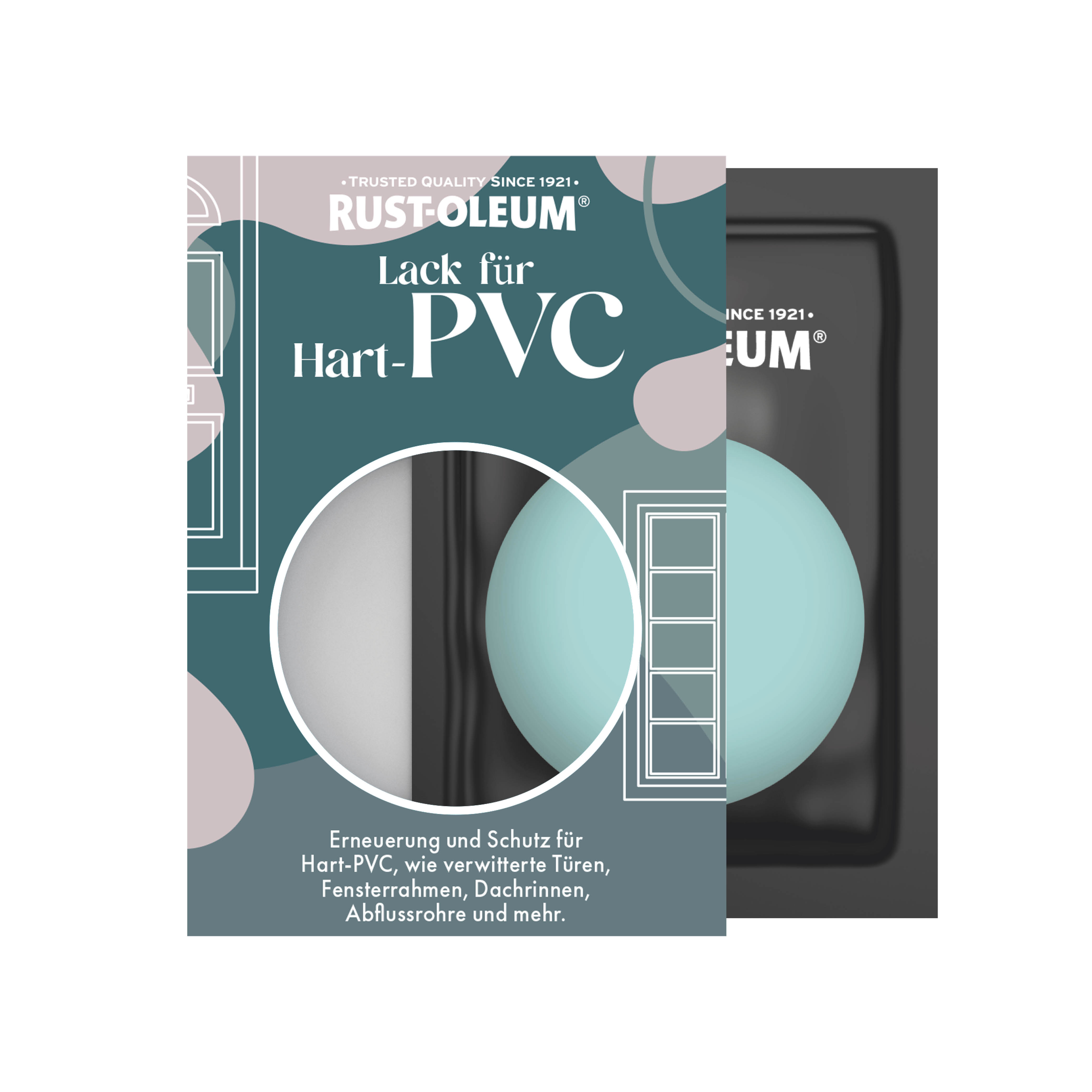 PVC-Lack, Seidenglanz - Grünblau 10ml
