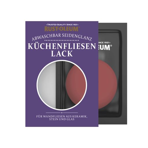 Küchenfliesenlack, Seidenglanz - Bordeaux 10ml