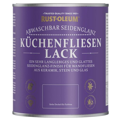 Küchenfliesenlack, Seidenglanz - Bordeaux 750ml