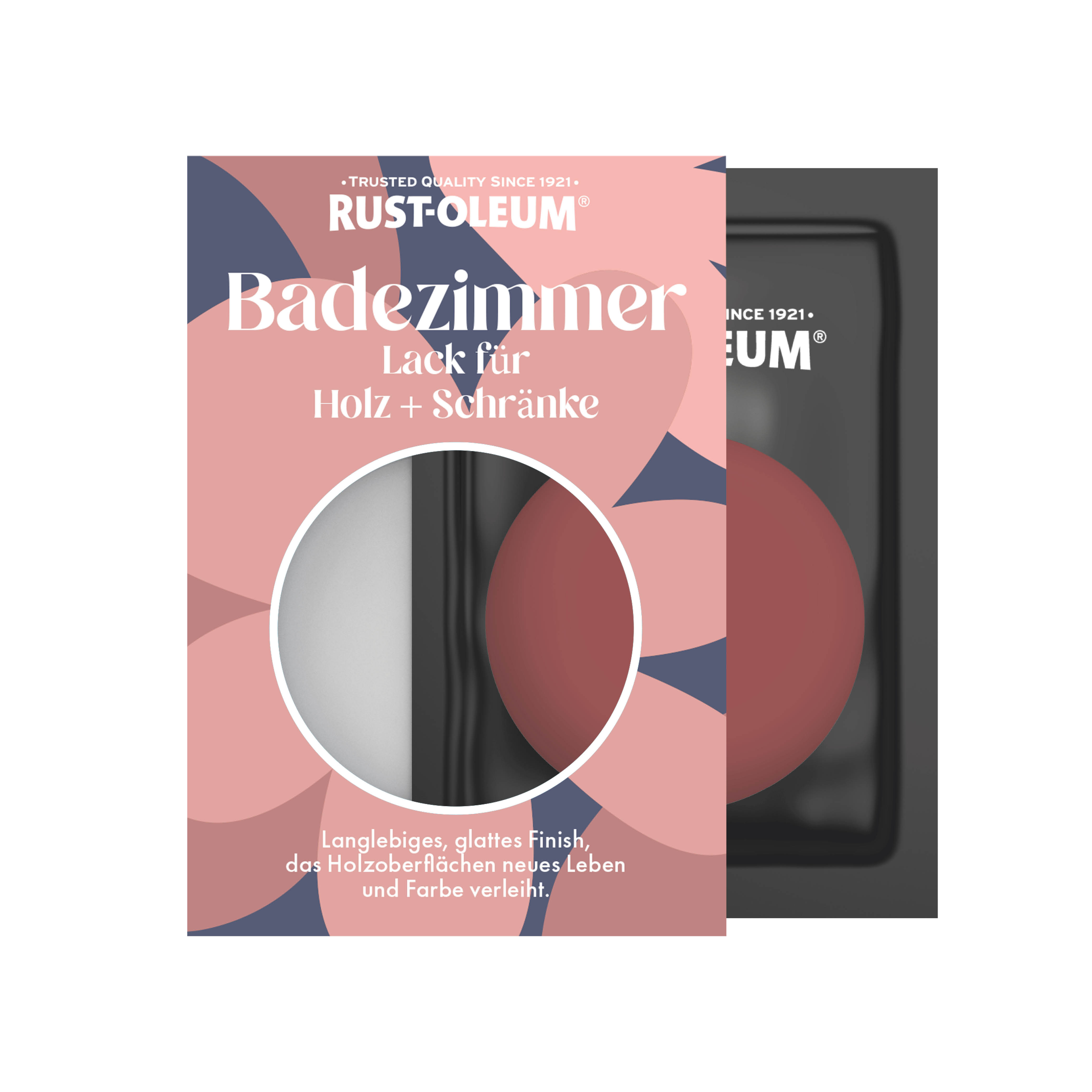 Badezimmerlack für Holz und Schränke, Seidenglanz - Bordeaux 10ml